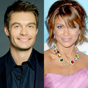 Ryan Seacrest, Paula Abdul Ryan Seacrest, Paula Abdul